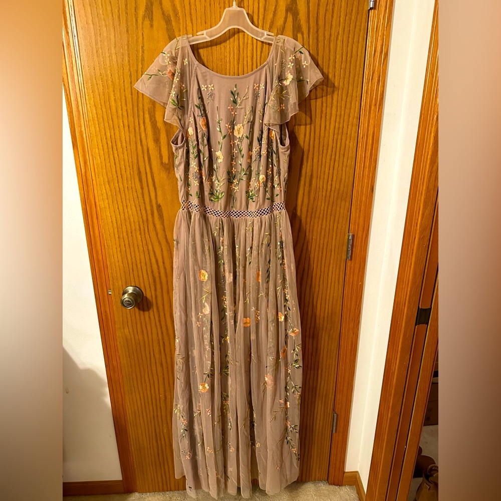 ASOS floral gown